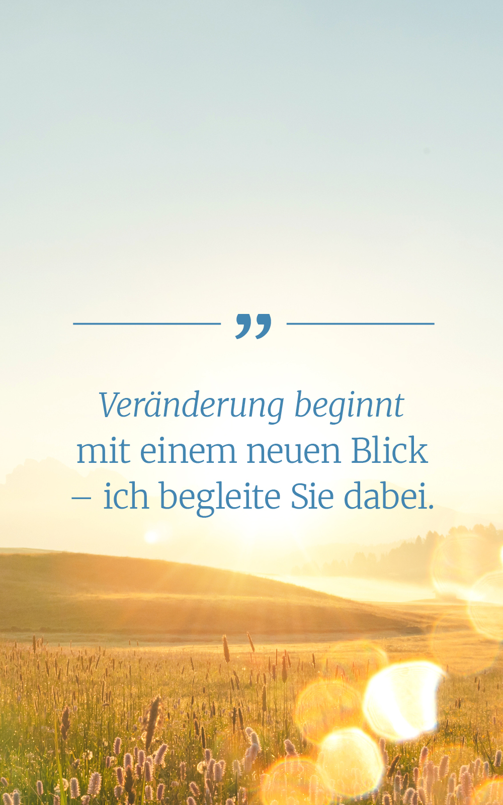 Bild: Landschaft und Einleitungs-Text